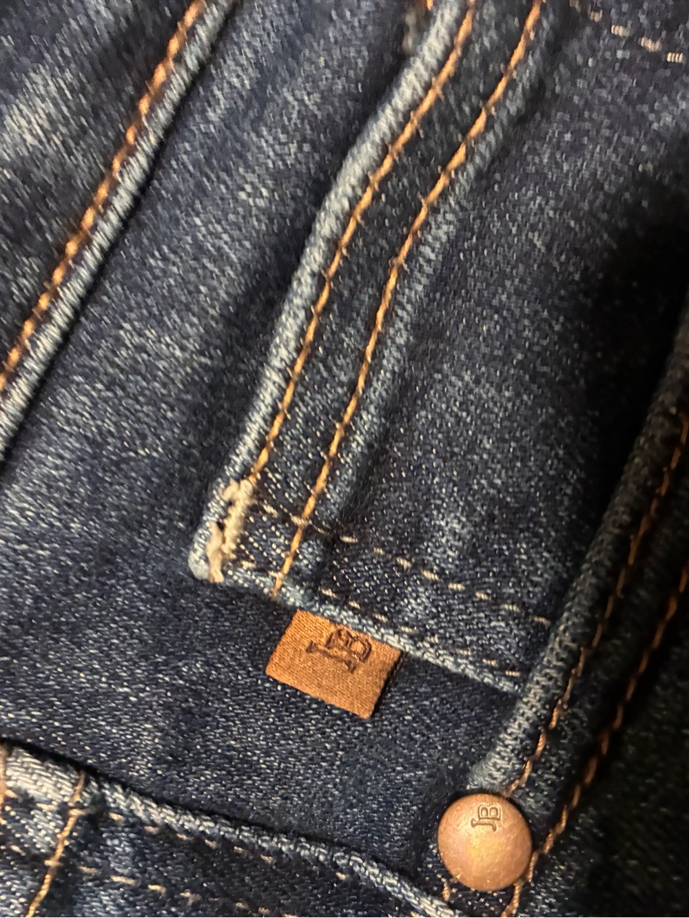 Judy Blue Dark Blue Straight Leg Jeans, size 9/29, comfortable and stretchy - Picture 3 of 13